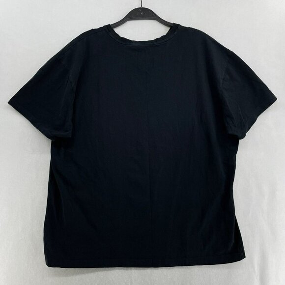 Polo Ralph Lauren T-Shirt Men’s Sz L Black V Neck Short Sleeve Embroidered Logo - Picture 2 of 10